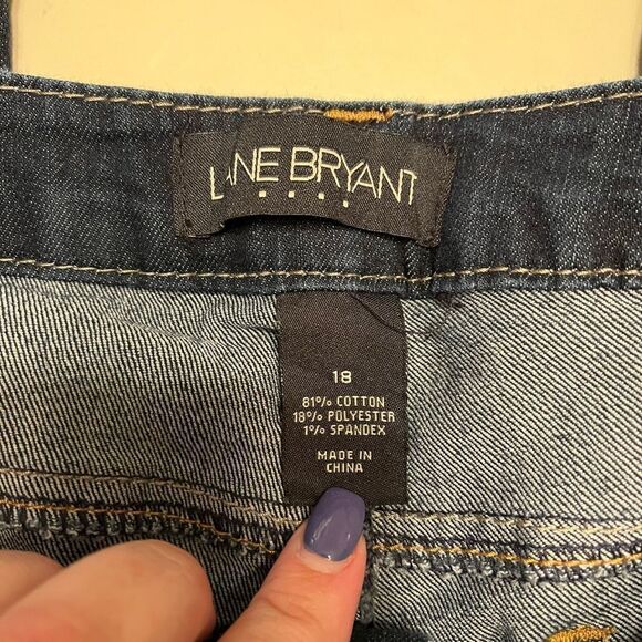 Lane Bryant Dark Wash Skinny Jeans sz 18 EUC - Picture 2 of 4